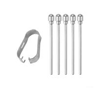 Floweringbeter Puntas de metal de repuesto, paquete de 5 para Samsung Tab S11 y S11 Ultra, y puntas compatibles, para una experiencia de escritura mejorada de la tableta (5 piezas de metal Nº 2)