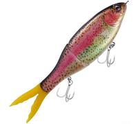 Floweringbeter Señuelo de pesca ABS multijunta con capacidad de hundimiento subsuperficial para tipos de agua de cabeza de serpiente de trucha de lubina (color 3#)