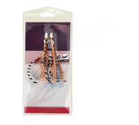 Floweringbeter Señuelo del calamar del resplandor del silicón con el alambre reflexivo de la plata azul y los ganchos dobles para los sistemas del gancho de la ayuda de TENTACLE