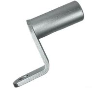 Floweringbeter Soporte de espejo de aleación de aluminio diseñado para montar espejos retrovisores en 22 mm para manillar de motocicleta y bicicleta eléctrica (gris plateado)