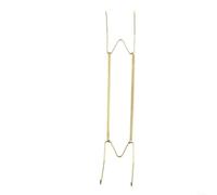 Floweringbeter Soporte invisible para colgar placas de pared con gancho de alambre ajustable, soporte invisible para platos de decoración del hogar de 8 a 16 pulgadas