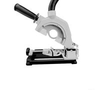 Floweringbeter Soporte para amoladora angular con abrazadera de 45 grados, compatible con discos de 115 125 mm, construcción robusta con aleación de aluminio y base de hierro fundido