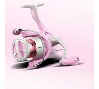 Floweringbeter Spinnings Reel 24Tight Line Guía automática IPX7 agua dulce salada 5.2:1 5kg (rosa 3000)
