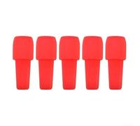 Floweringbeter Tapón de botella de vino con sello de silicona de doble capa para reducir la transferencia de aire y preservar el carácter original (rojo)