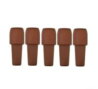 Floweringbeter Tapón para botella de vino con sello de silicona de doble capa para reducir la transferencia de aire y preservar el carácter original (café)