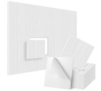 Floweringbeter Unidades acústicas funcionales montadas en la pared con identidad visual de ladrillo para sala de estar Audio Ambiente Tuning (blanco)