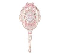 FlowerKnows - Bunny Garden Hand Mirror - 1pieza - Rosette Pink