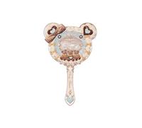 FlowerKnows - The Sweetie Bear Hand Mirror - 1pieza - Minty Blue