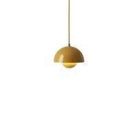 Flowerpot VP10 Lámpara Colgante Amarillo Mostaza