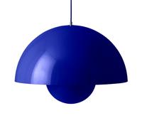 Flowerpot VP2 Lámpara colgante azul cobalto