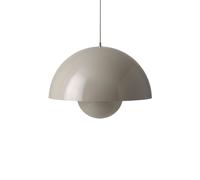 &Tradition Lámpara colgante FlowerPot VP2 grande gris-beige