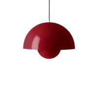 &Tradition Lámpara colgante FlowerPot VP2 grande Vermilion red
