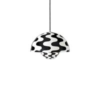 &Tradition Lámpara colgante Flowerpot VP7 Black-white pattern