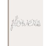 Flowers Adult Coloring Book