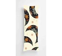 Flowers Body Pillow Case Cover 70x90cm, Long Backrest Cushion Pillow Protector with Zipper, Decorative Bedding Pillowcase, Soft Body Pillow Cover for Couch Bedroom Moon Beige