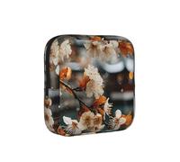 Flowers By The River in Winter - Bolsa de almacenamiento de servilletas sanitarias compacta para mujer, portátil y elegante con cremallera para llevar a diario
