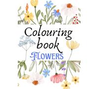 Flowers colouring book