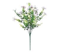Flowers For Decoration - 35x19cm Silk Violet Home Decor - Long-lasting And Lifelike Fake Flowers Plants For Outdoor | For Indoor Office Kitchen Living Room Bedroom Bathroom Party Wedding Birthday