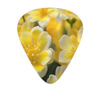 Flowers in the Park - Paquete de 12 púas de guitarra, 4 piezas en cada uno de los 3 tamaños, adecuadas para una amplia gama de instrumentos de cuerda