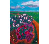 Flowers Notebook: Authentic Journal, 9X6 in, 120 pages, Ideal for Women, Men, Kids, Teenagers with Lined Pages: Paper Book - Perfect to Stay Organized at School or Work