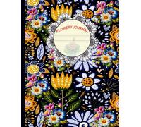 Flowery Wide-Lined Journal - A journal is the silent partner in your journey to success: Versatile Floral Frame Notebook for Work, Study & Planning ... & Students, (Letter Size with 122 Pages).