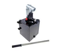 Flowfit Conjunto de bomba manual hidráulica de acción simple de 12 cc, válvula de alivio y palanca de mano (tanque de 5 litros)