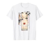Flowing Time in Japanese Retro 80's 90's vaporwave aesthetic Camiseta