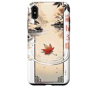 Flowing Time in Japanese Retro 80's 90's vaporwave aesthetic Carcasa para iPhone XS Max
