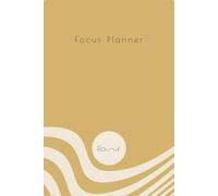 FLOWR Focus Planner: Premium Minimalist Productivity System with Now-Next-Later, Top 3, Energy Battery, Pomodoro & Habit Tracker (6-Month, Undated) (FLOWR Focus System)