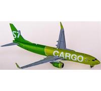 FloZ Geminijets para aerolíneas S7 para Boeing 737-800BCF VP-Ben 1:400 modelo preconstruido de avión