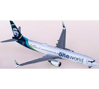 FloZ Geminijets para Alaska Airlines para Boeing 737-900ER N487AS Miembro del modelo preconstruido de avión oneworld 1:400
