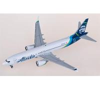 FloZ Geminijets para Alaska Airlines para Boeing 737 MAX 8 N801AK 1:400 modelo de avión preconstruido
