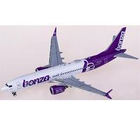 FloZ Geminijets para Bonza para Boeing 737 MAX 8 VH-UJK 1:400 Airplan modelo preconstruido