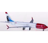 FloZ JC Wings para lanzadera aérea noruega para Boeing 737 MAX 8 LN-BKA 1:400 modelo preconstruido de avión