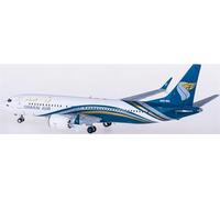 FloZ Para JC Wings para Oman Air para Boeing 737 MAX 8 A4O-MA 1:400 modelo de avión preconstruido