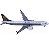 FloZ Para JC Wings para Singapore Airlines para Boeing 737 MAX 8 9V-MBN 1:400 modelo de avión preconstruido