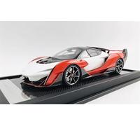 FloZ Para modelos a escala VIP para McLaren para Sabre Edición Limitada Blanco Crema 1:18 Modelo preconstruido
