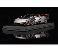 FloZ Para modelos a escala VIP para McLaren para Sabre Edición Limitada Polar Silver 1:18 Modelo preconstruido