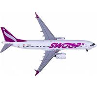 FloZ Para modelos NG para Swoop Airlines para Boeing 737 MAX 8 C-GISM 1:400 modelo de avión preconstruido