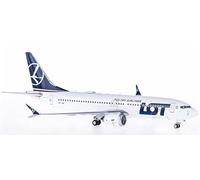 FloZ Para Phoenix para LOT para Boeing 737 MAX 8 SP-LVA 1:400 modelo preconstruido de avión