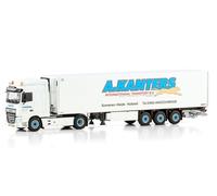 FloZ WSI para DAF para XF Space CAB MY2017 4X2 Remolque refrigerado - 3 ejes para A. Kanters Transport 1:50 modelo preconstruido