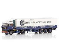 FloZ WSI para remolque refrigerado clásico DAF 2800 4X2 - 3 ejes para camión Fransen Transport UK 1:50 modelo preconstruido