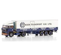 FloZ WSI para remolque refrigerado clásico DAF 2800 4X2 - 3 ejes para camión Fransen Transport UK 1:50 modelo preconstruido