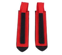 Flpeekash 1 par de correas de pedal, pie pedal correas correas de pedal de los niños correas de pedal de bicicleta correas de pie de bicicleta (rojo)