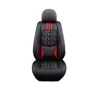 FLPLZKMNZK Coche vehículo Asiento Fundas Protectores Funda De Asiento De Coche, Cojín De Cuero para VW, para Jetta, Accesorio Interior Impermeable Y A Prueba De Humedad Protector Asiento Coche(Black)