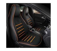 FLPLZKMNZK Coche vehículo Asiento Fundas Protectores Funda De Cuero para Asiento De Coche, Accesorios para Benz, para Gla200, Protectores De Asiento De Coche, Interior Protector Asiento Coche(Orange)