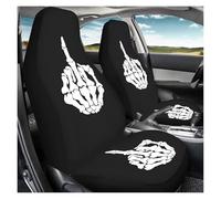 FLPLZKMNZK Coche vehículo Asiento Fundas Protectores Juego De 2 Fundas para Asientos Delanteros con Estampado De Cubo, Se Adapta A La Mayoría del Interior del Coche Protector Asiento Coche
