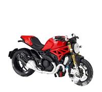 flrian para Ducati Monster 1200S, Desert X, 1: 18 Modelo De Motocicleta Adornos De Coches Simulados Multicolor Mini - Bicicleta Locomotoras Esculturas Modelos de Moto(Monster 1200S)