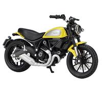 flrian para Ducati Monster S4, 2013 Hypermotard SP, 1:18 Mini Modelo De Motocicleta Réplica De Coche De Calle De Carreras Adorno De Bicicleta Equipado con Amortiguadores Modelos de Moto(Scramber)