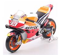 flrian para Honda 2021 Team RC213V Repsol # 93 Marc Márquez, # 44 Pol Espargaró, Modelo De Motocicleta De Carreras 1/18 Adornos De Coche Simulados Decoración Regalo Modelos de Moto(No.93)